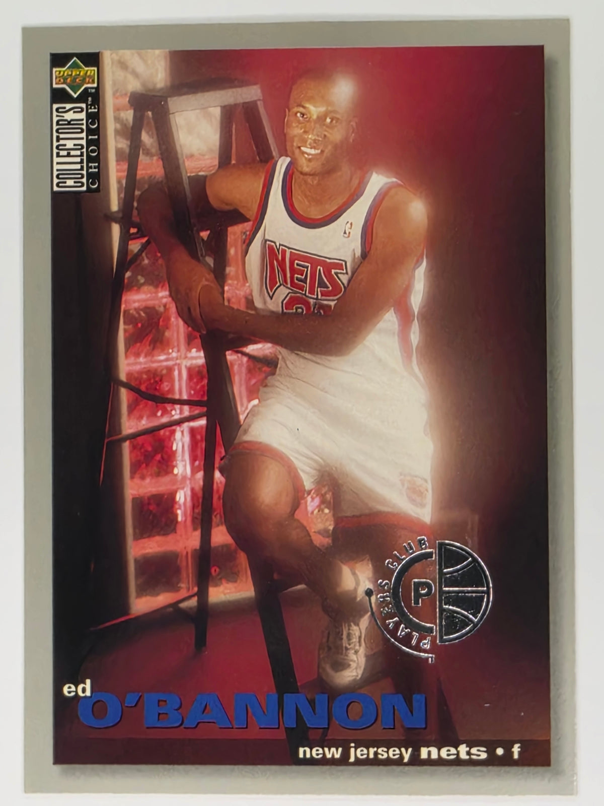 NBA 1995-96 Upper Deck | Players Club | #278 | Ed O'Bannon | New Jersey Nets