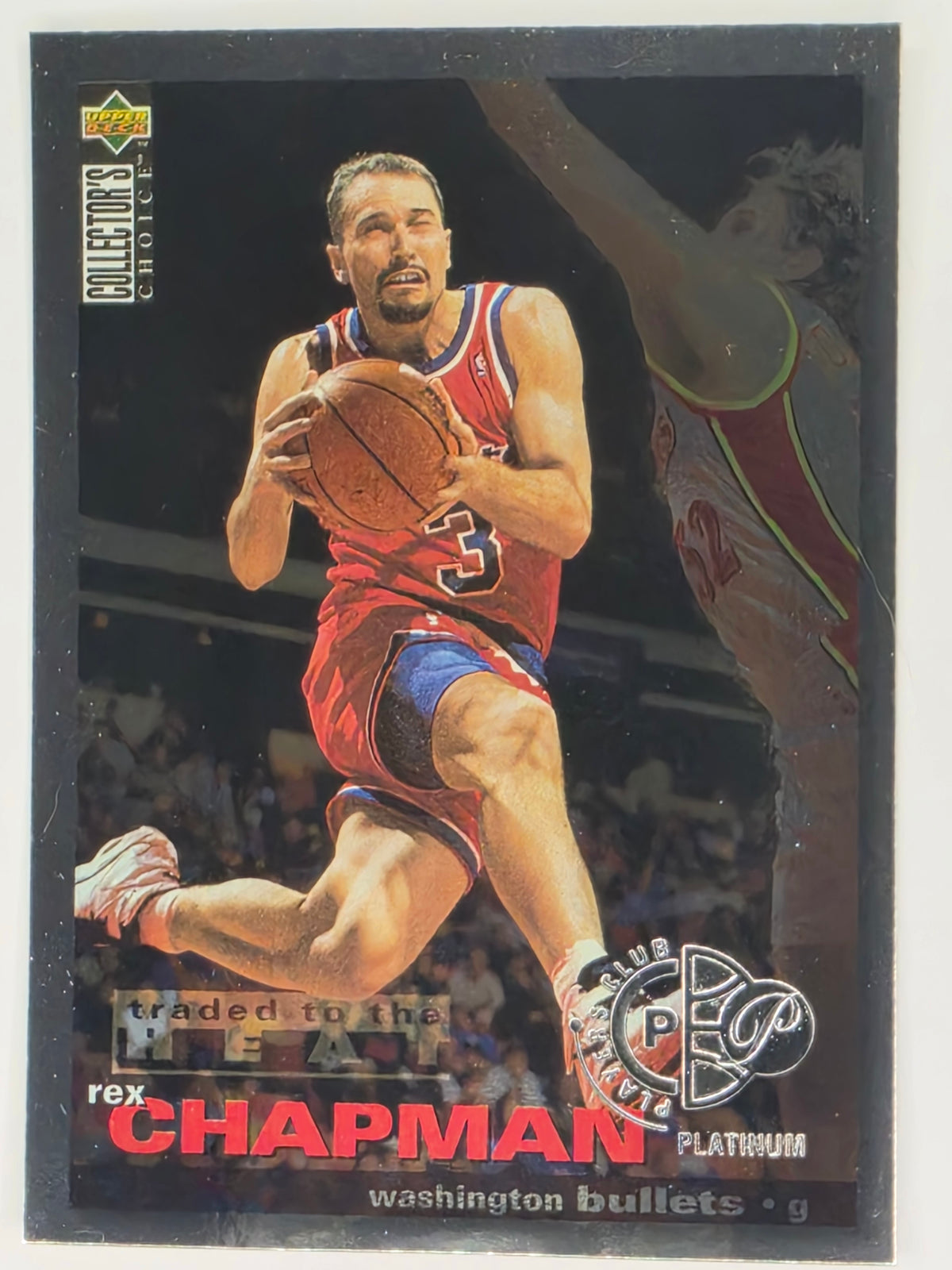 NBA Upper Deck 95-96 | Players Club | #95 | Rex Chapman | Washington Bullets