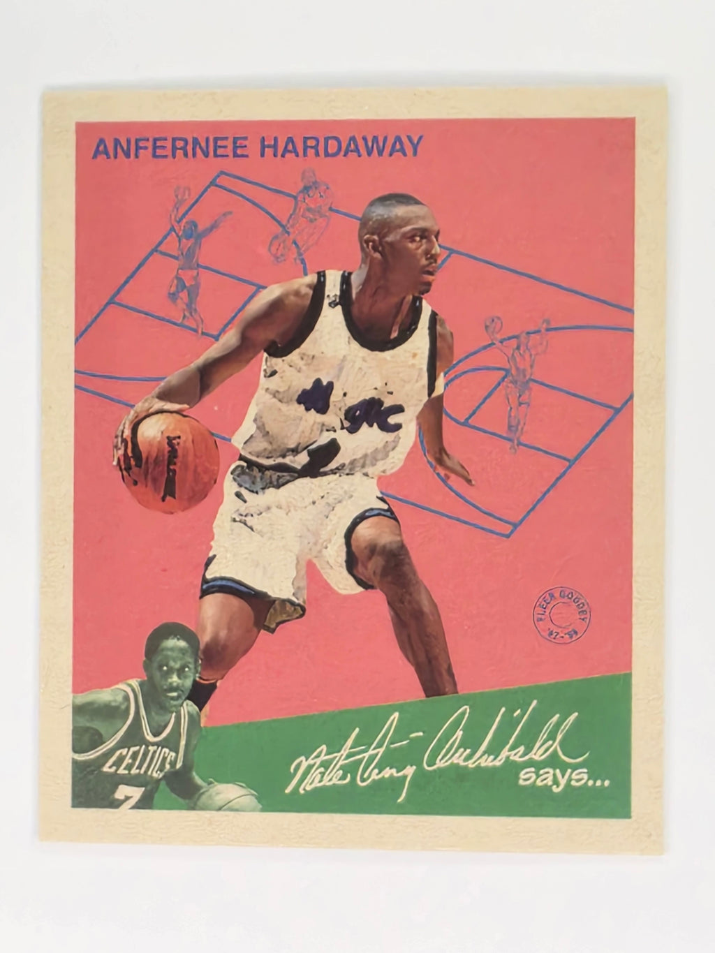 NBA Fleers 97-98 Series 2 | Goudey Greats | #4 | Anfernee Hardaway | Orlando Magic