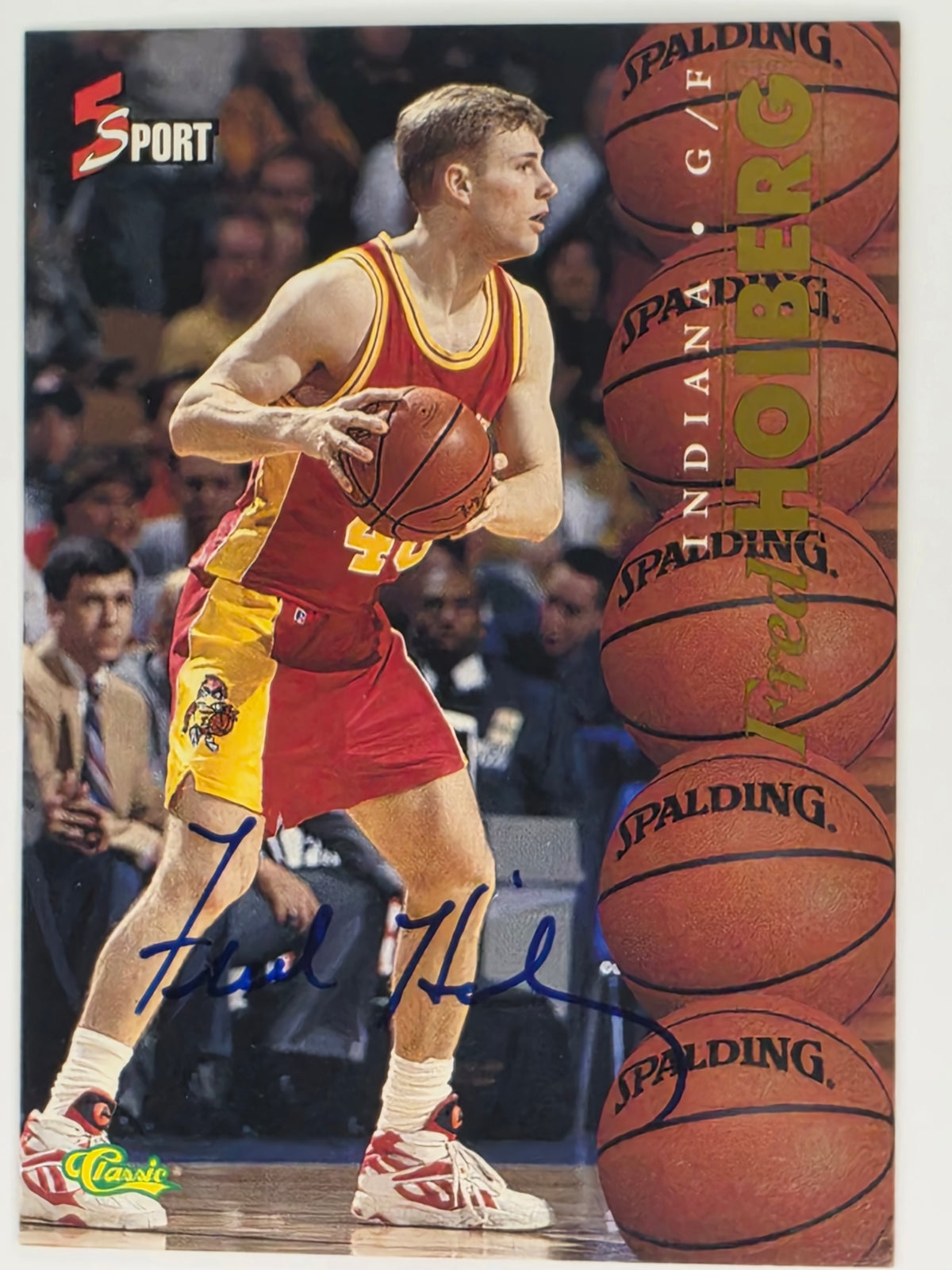 1995 Classic 5 Sports Autograph | Fred Hoiberg | Iowa State