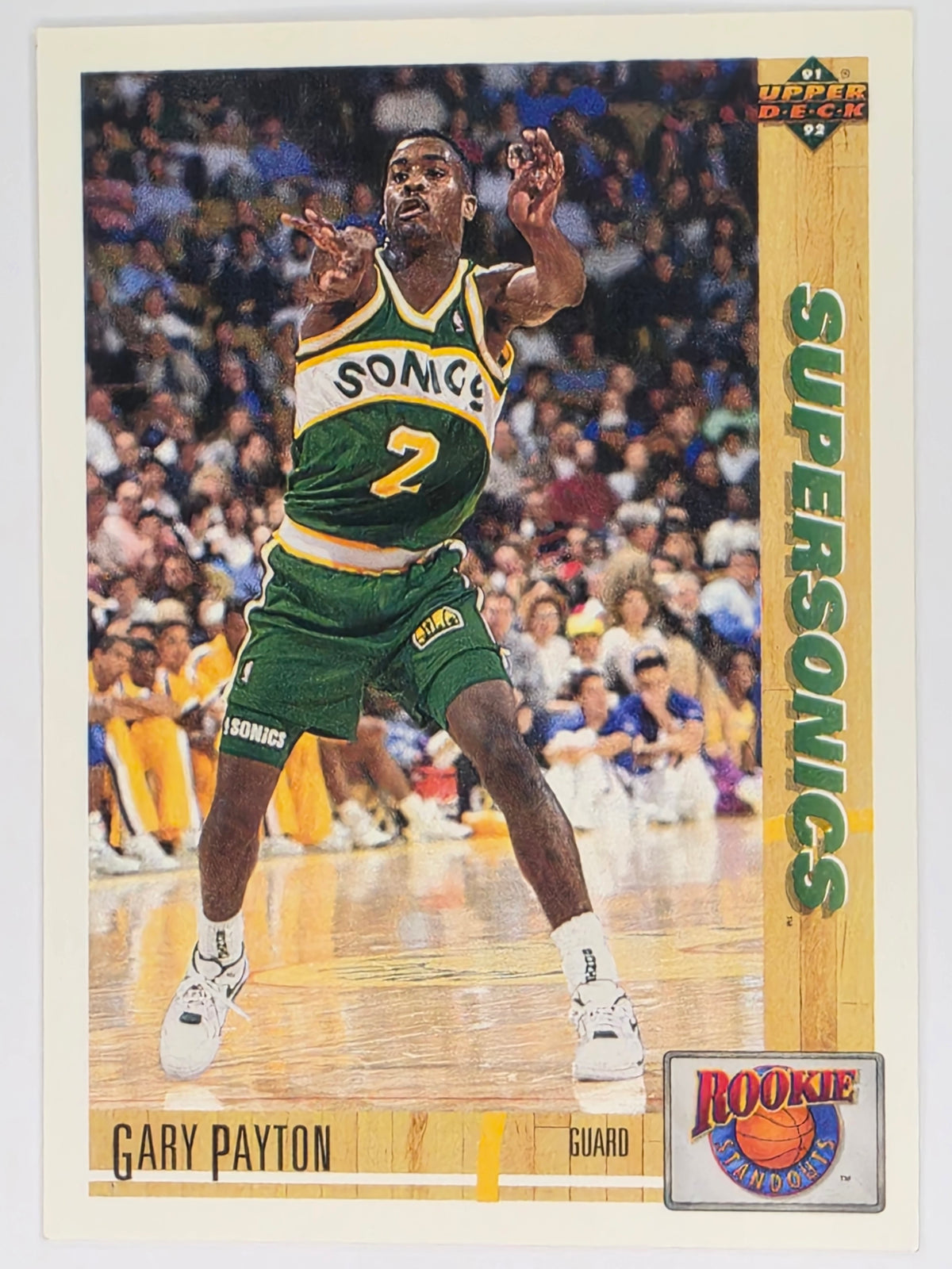 NBA Upper Deck 91-92 | Rookie Standouts | #R1 | Gary Payton | Seattle Super Sonics