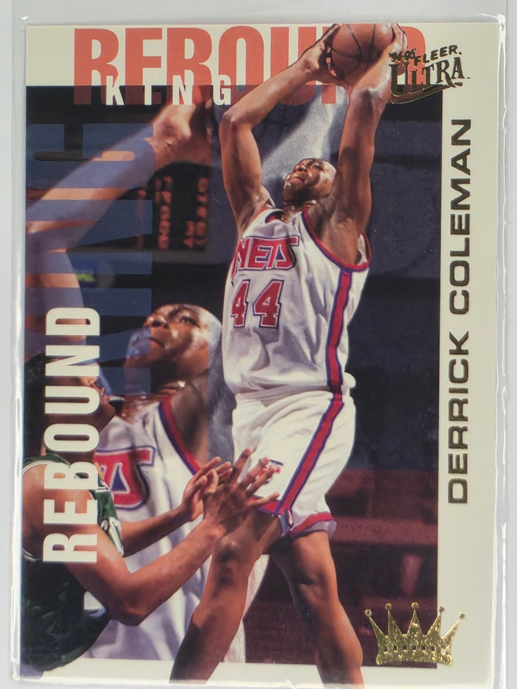 NBA Fleer Ultra 94-95 | Rebound King | #1 | Derrick Coleman | Brooklyn Nets