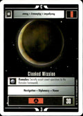 Star Trek The Next Generation | 1E Premiere 1995 White | Cloaked Mission Uncommon
