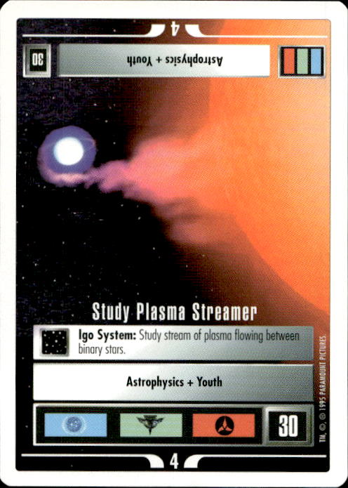 Star Trek The Next Generation | 1E Premiere 1995 White | Study Plasma Streamer Common