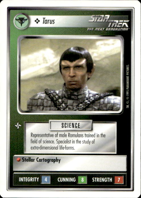 Star Trek The Next Generation | 1E Premiere 1995 White | Tarus Common