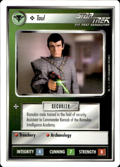 Star Trek The Next Generation | 1E Premiere 1995 White | Taul Common