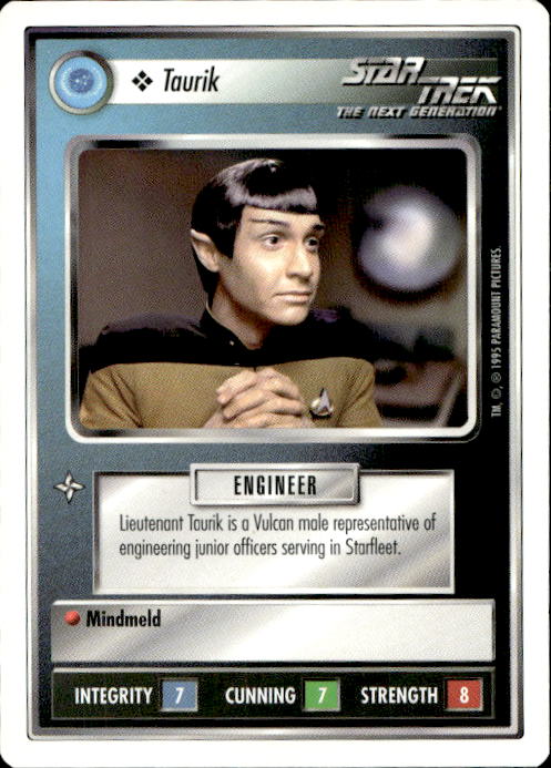 Star Trek The Next Generation | 1E Premiere 1995 White | Taurik Common