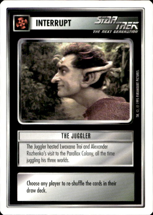 Star Trek The Next Generation | 1E Premiere 1995 White | The Juggler Uncommon