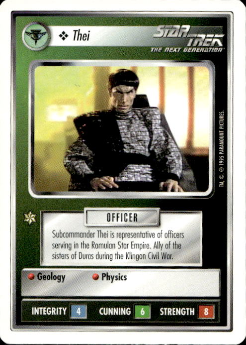 Star Trek The Next Generation | 1E Premiere 1995 White | Thei Common