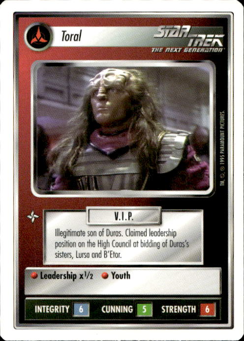 Star Trek The Next Generation | 1E Premiere 1995 White | Toral Uncommon
