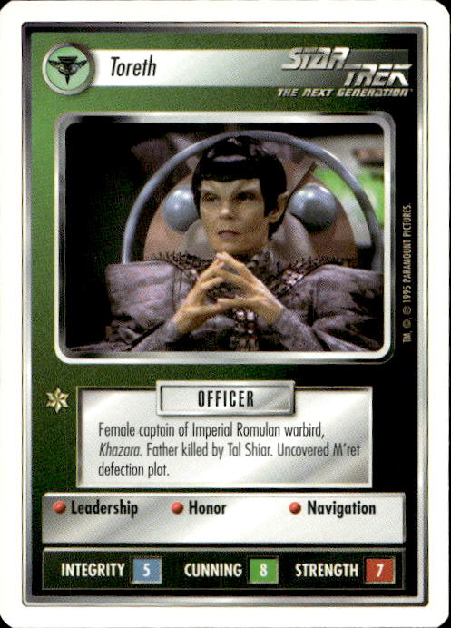 Star Trek The Next Generation | 1E Premiere 1995 White | Toreth Rare