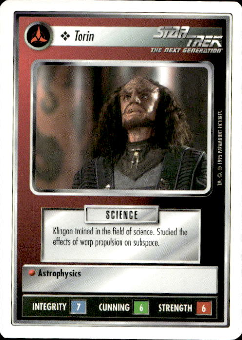 Star Trek The Next Generation | 1E Premiere 1995 White | Torin Common