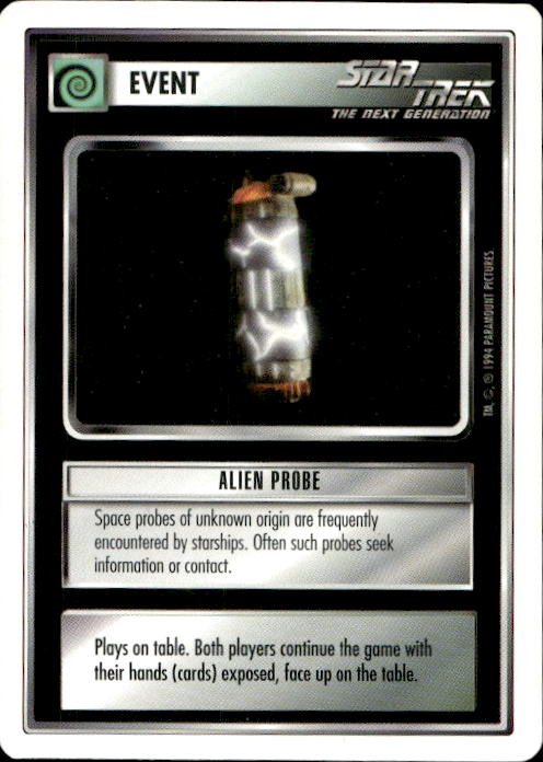 Star Trek The Next Generation | 1E Premiere 1994 White | Alien Probe Uncommon