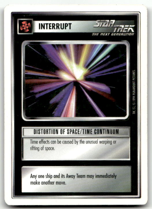 Star Trek The Next Generation | 1E Premiere 1994 White | Distortion of Space/Time Continuum Uncommon