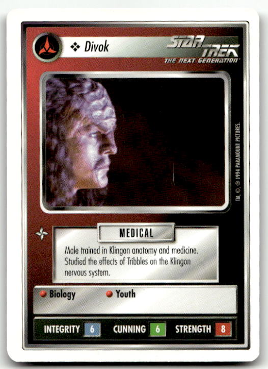 Star Trek The Next Generation | 1E Premiere 1994 White | Divok Common