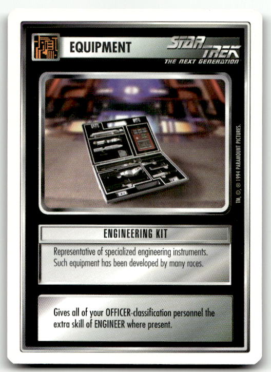 Star Trek The Next Generation | 1E Premiere 1994 White | Engineering Kit Common