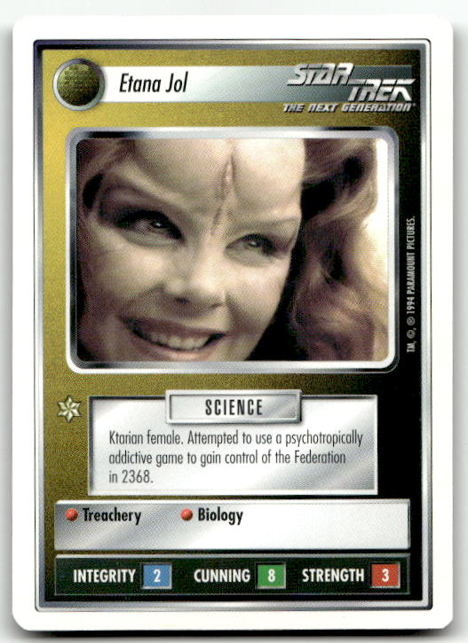 Star Trek The Next Generation | 1E Premiere 1994 White | Etana Jol Uncommon
