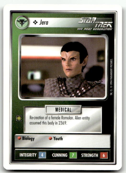 Star Trek The Next Generation | 1E Premiere 1994 White | Jera Common