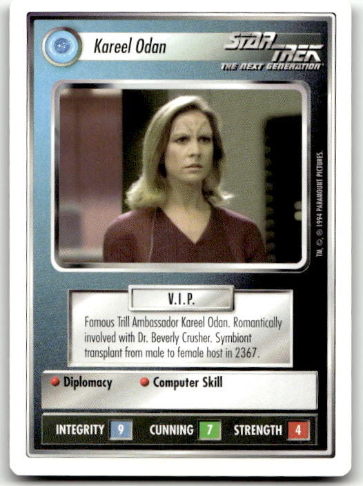 Star Trek The Next Generation | 1E Premiere 1994 White | Kareel Odan Uncommon