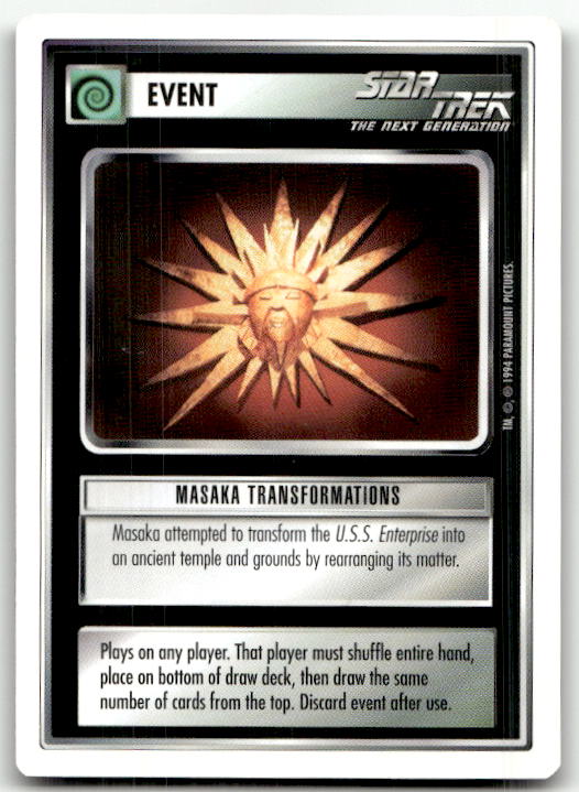 Star Trek The Next Generation | 1E Premiere 1994 White | Masaka Transformations Uncommon