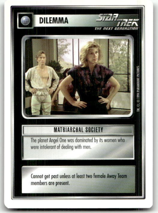 Star Trek The Next Generation | 1E Premiere 1994 White | Matriarchal Society Uncommon