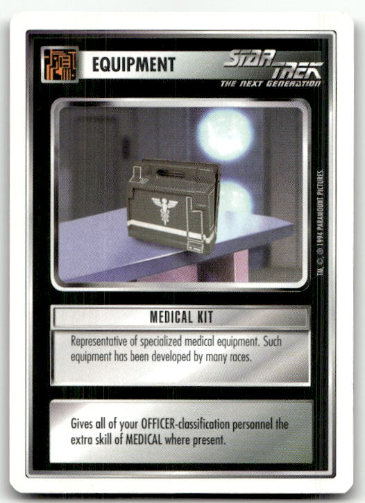 Star Trek The Next Generation | 1E Premiere 1994 White | Medical Kit Common