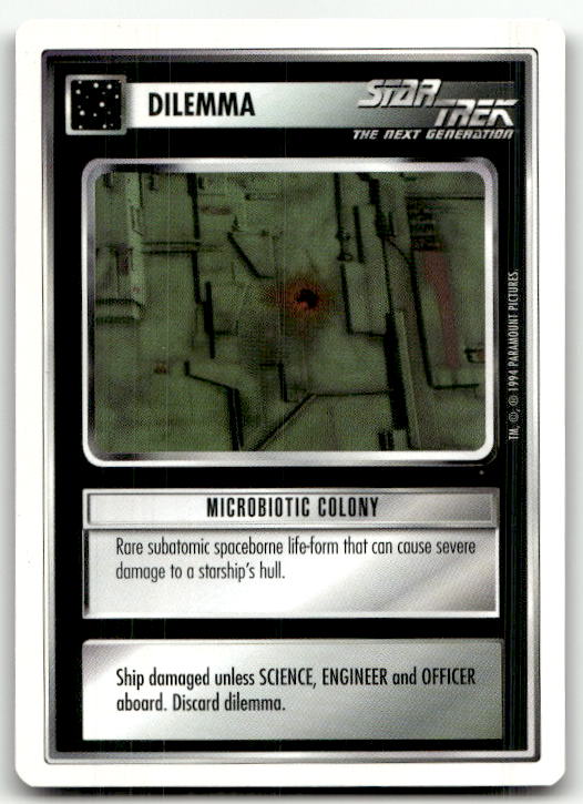 Star Trek The Next Generation | 1E Premiere 1994 White | Microbiotic Colony Common
