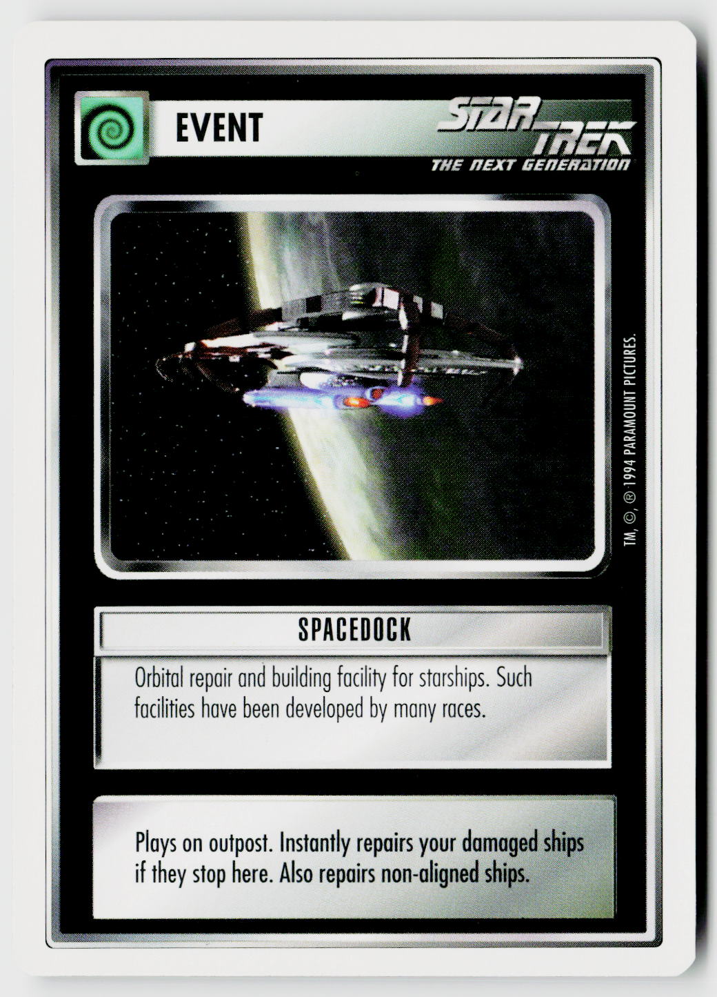 Star Trek The Next Generation | 1E Premiere 1994 White | Spacedock Common