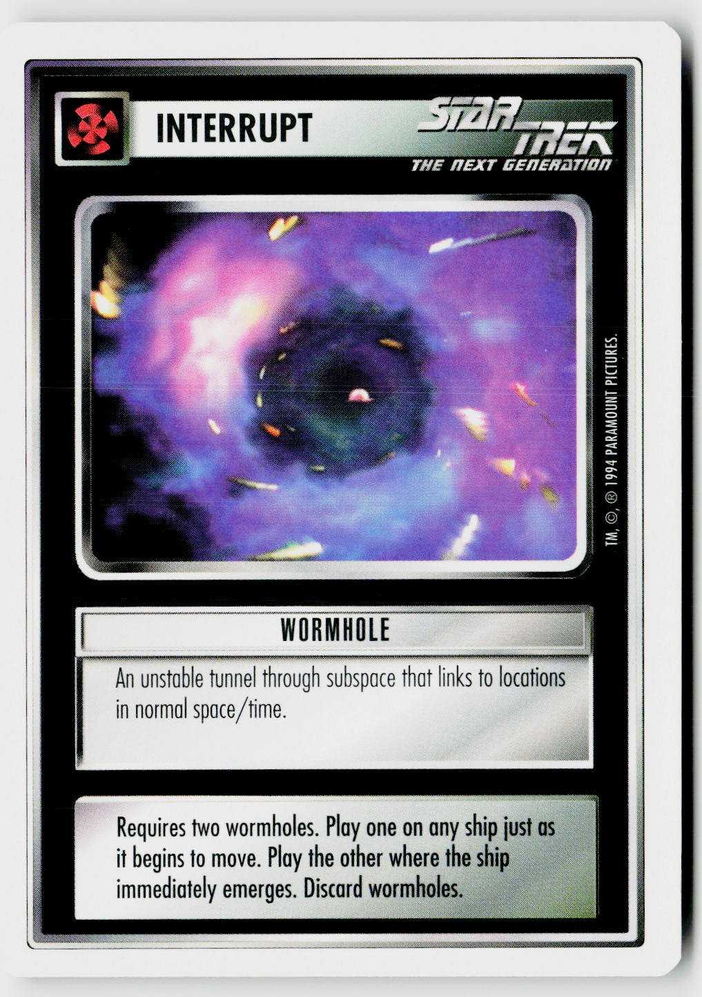 Star Trek The Next Generation | 1E Premiere 1994 White | Wormhole Common