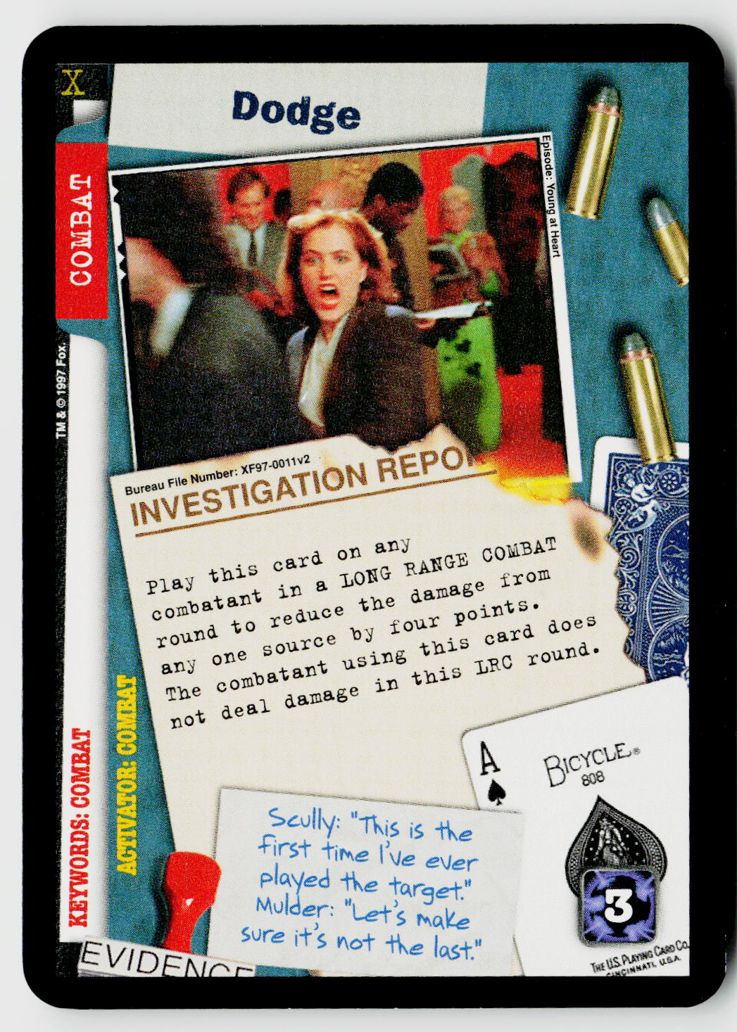 X-Files CCG | The Truth Is Out There | Dodge XF97-0011v2 Uncommon