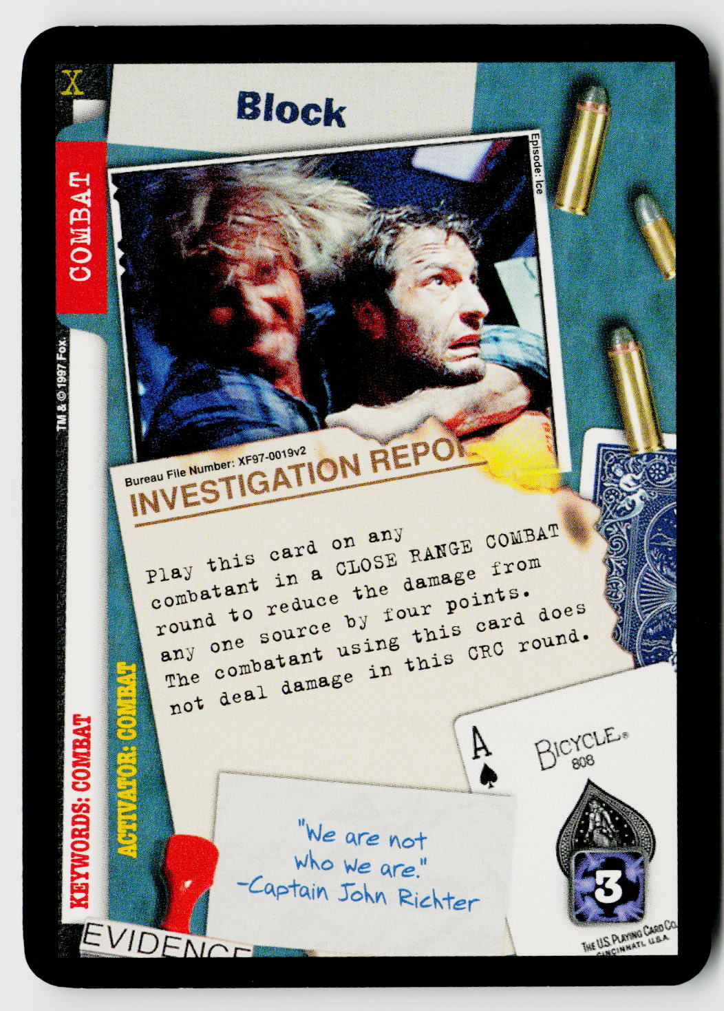X-Files CCG | The Truth Is Out There | Block XF97-0019v2 Uncommon