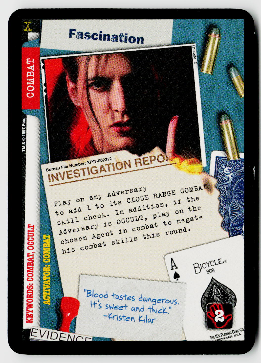X-Files CCG | The Truth Is Out There | Fascination XF97-0023v2 Uncommon