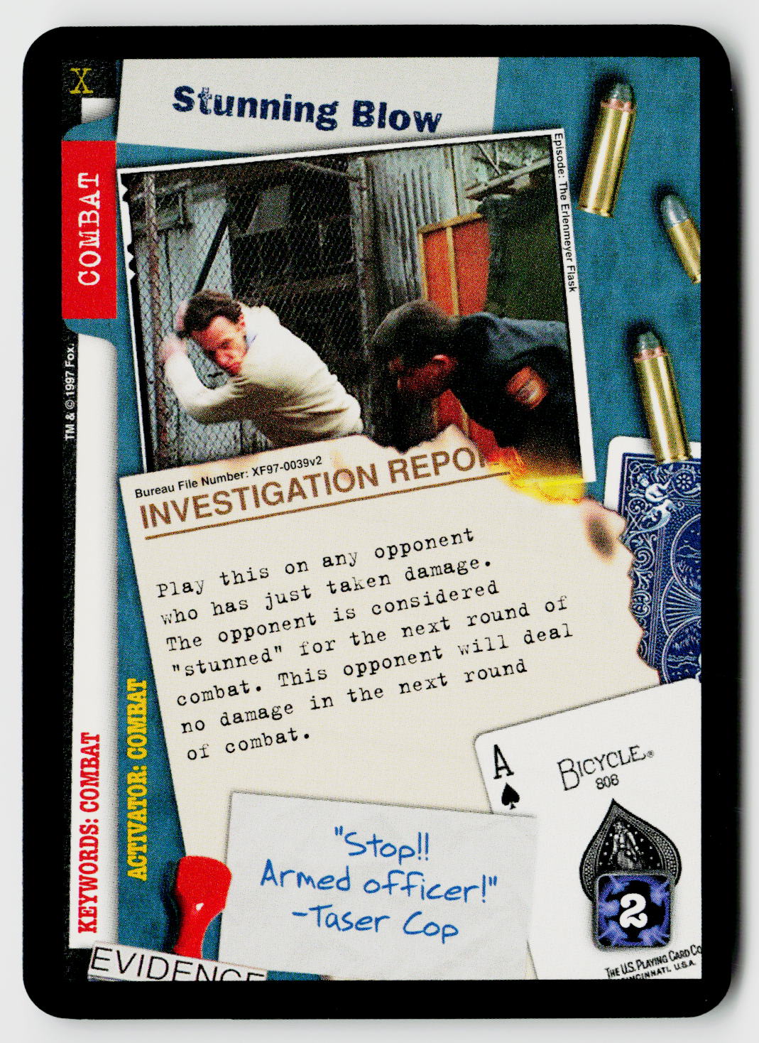 X-Files CCG | The Truth Is Out There | Stunning Blow XF97-0039v2 Uncommon