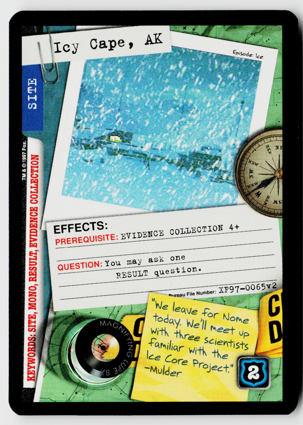 X-Files CCG | The Truth Is Out There | Icy Cape, Alaska XF97-0065v2 Fixed