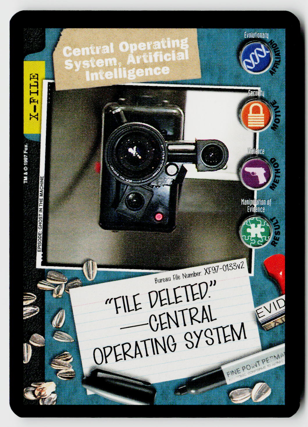 X-Files CCG | The Truth Is Out There | Central Operating System, Artificial Intelligence XF97-0133v2 Fixed