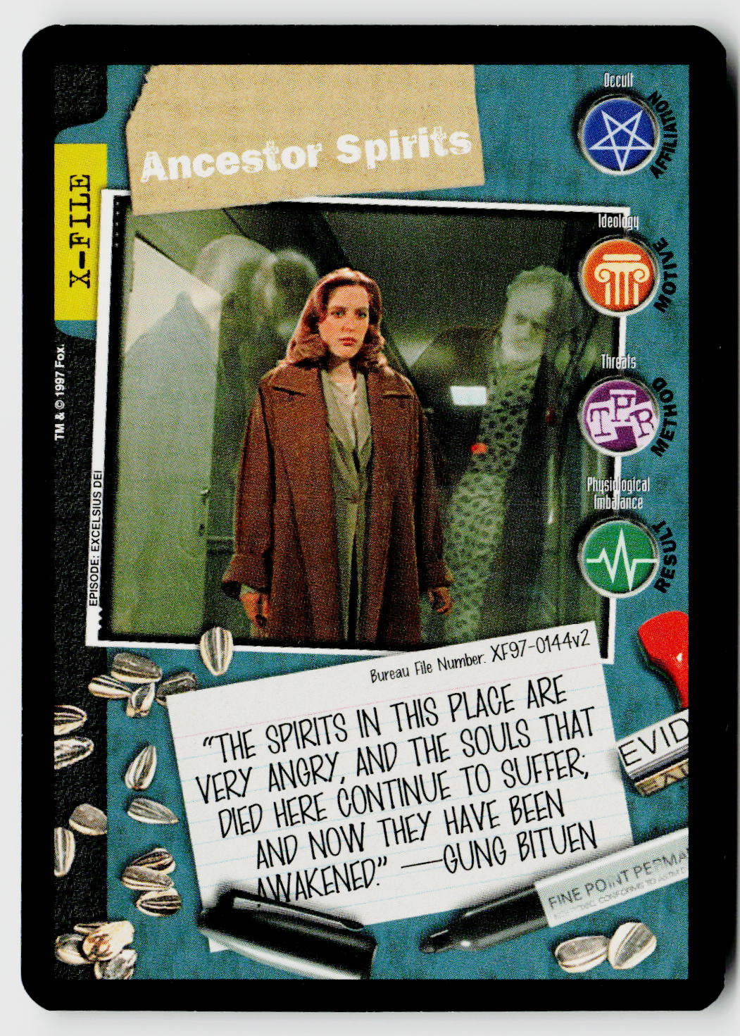 X-Files CCG | The Truth Is Out There | Ancestor Spirits XF97-0144v2 Fixed