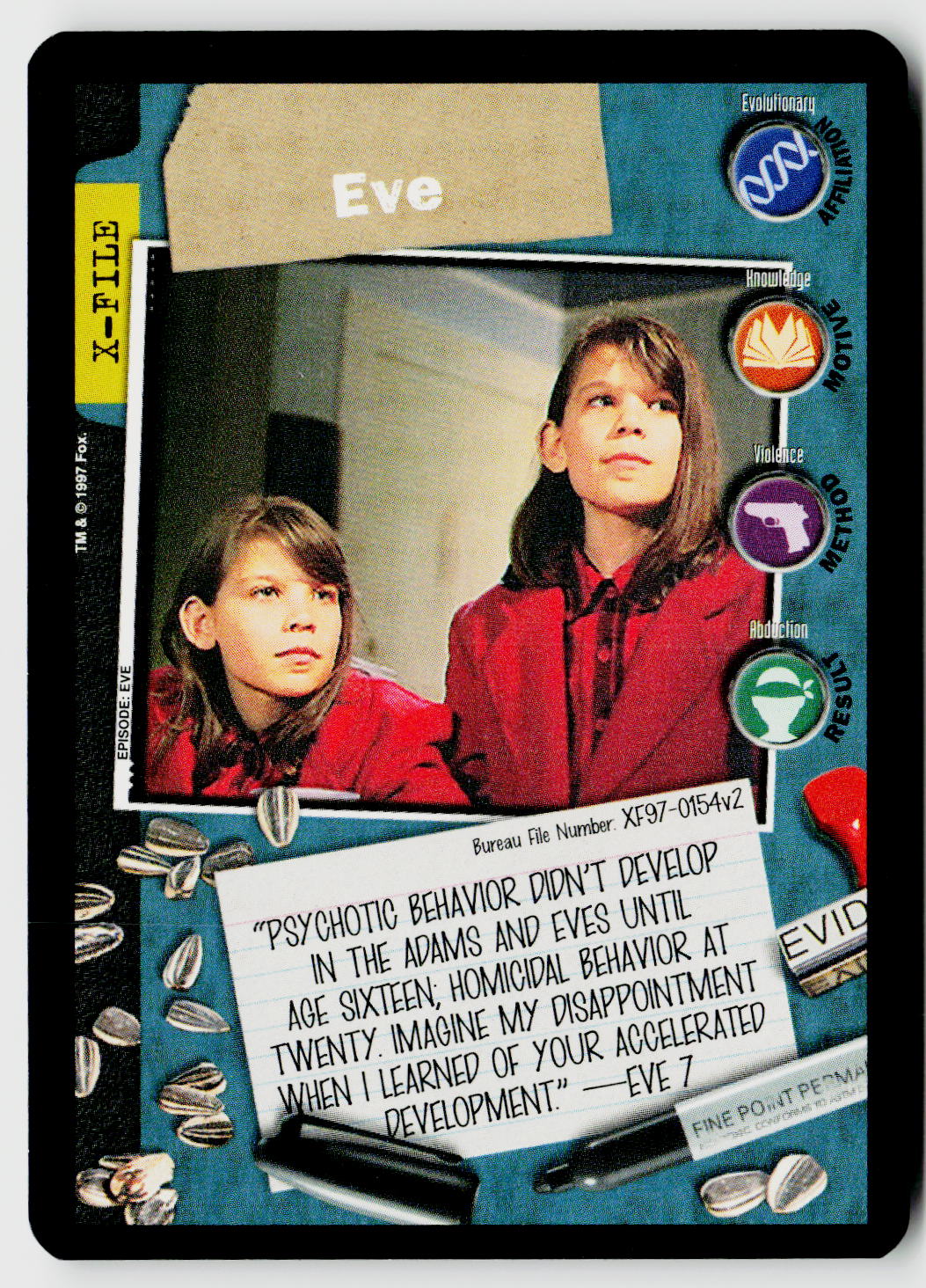 X-Files CCG | The Truth Is Out There | Eve XF97-0154v2 Fixed
