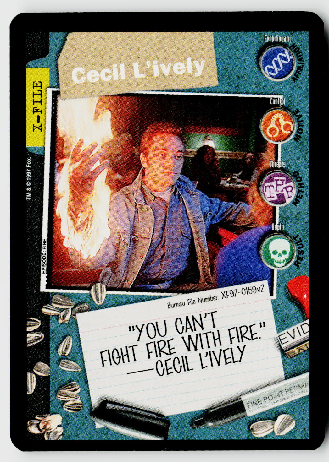 X-Files CCG | The Truth Is Out There | Cecil L'ively XF97-0159v2 Fixed