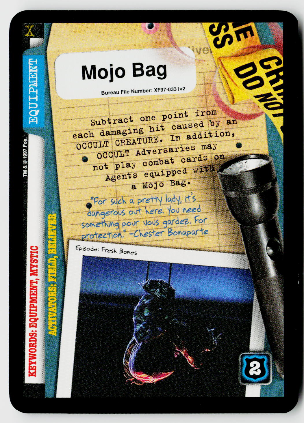 X-Files CCG | The Truth Is Out There | Mojo Bag XF97-0331v2 Uncommon