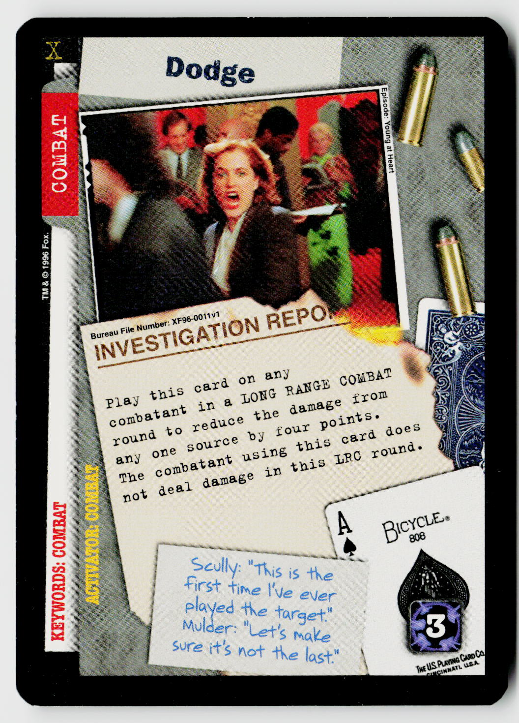 X-Files CCG | Premiere | Dodge XF96-0011v1 Uncommon