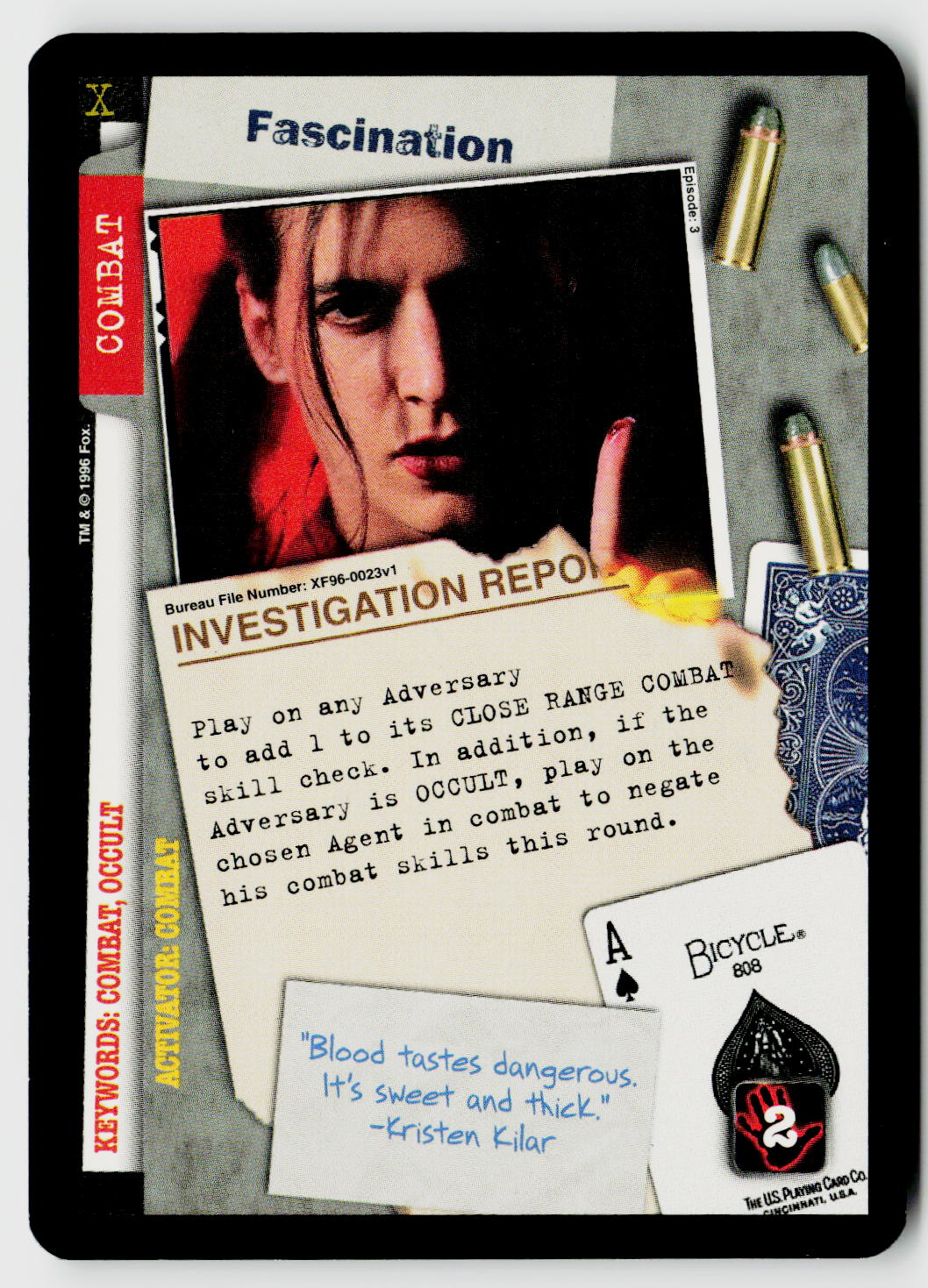 X-Files CCG | Premiere | Fascination XF96-0023v1 Uncommon