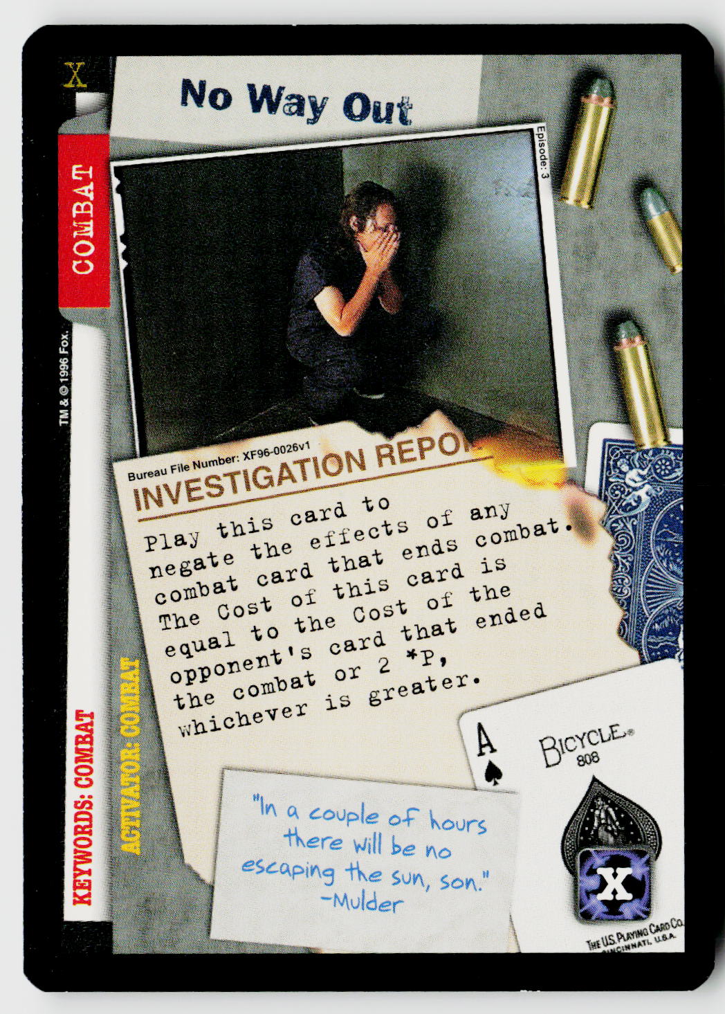 X-Files CCG | Premiere | No Way Out XF96-0026v1 Uncommon