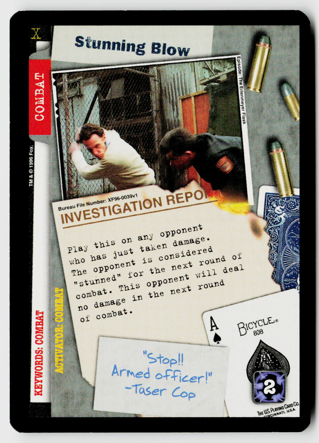 X-Files CCG | Premiere | Stunning Blow XF96-0039v1 Uncommon