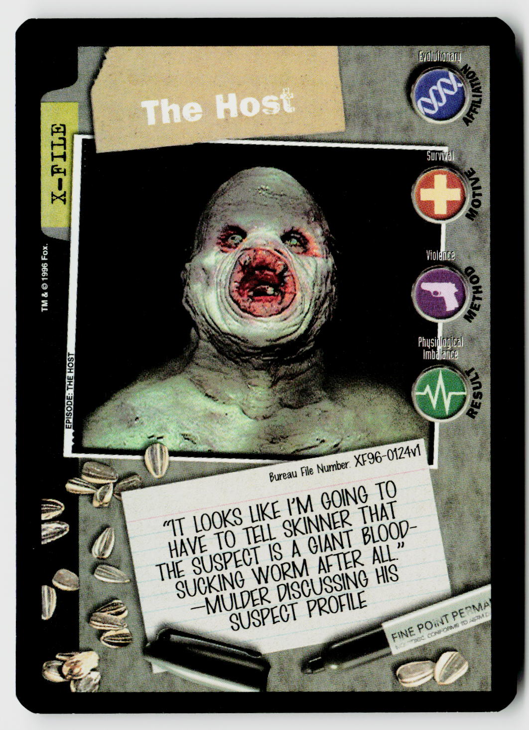 X-Files CCG | Premiere | The Host XF96-0124v1 Fixed