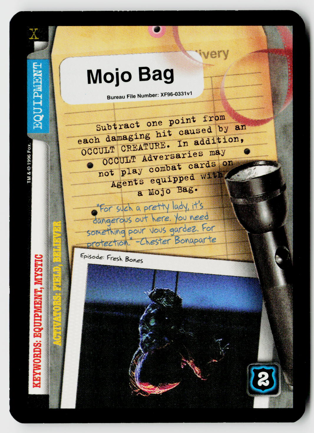 X-Files CCG | Premiere | Mojo Bag XF96-0331v1 Uncommon