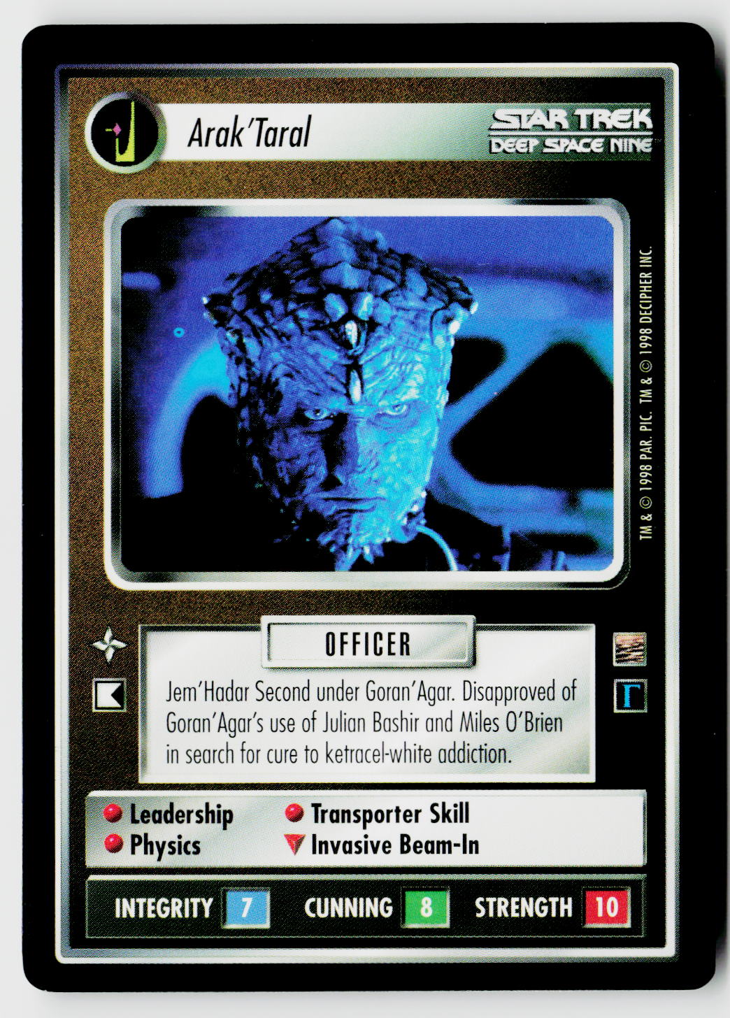 Star Trek The Next Generation CCG | The Dominion | Arak'Taral | Uncommon
