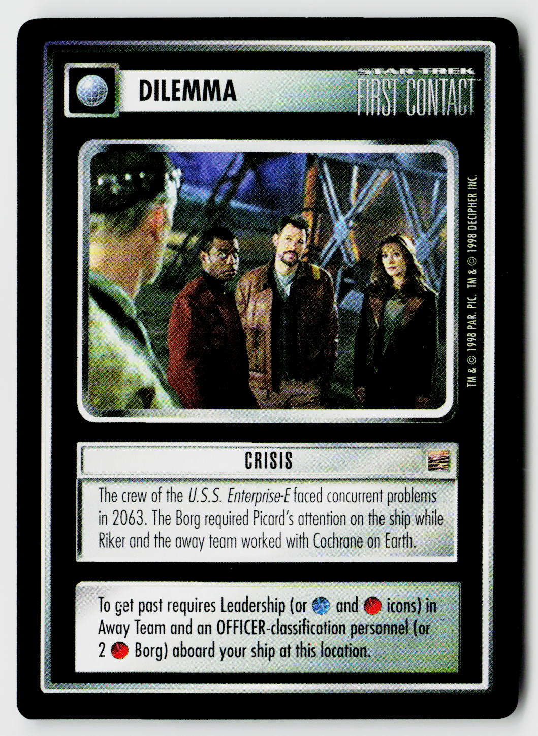 Star Trek The Next Generation CCG | The Dominion | Crisis | Common