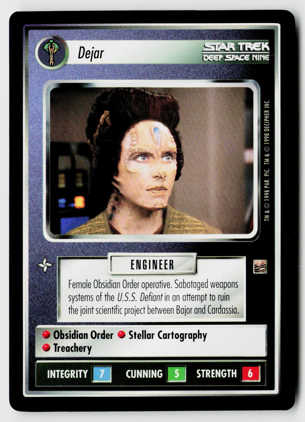Star Trek The Next Generation CCG | The Dominion | Dejar | Uncommon