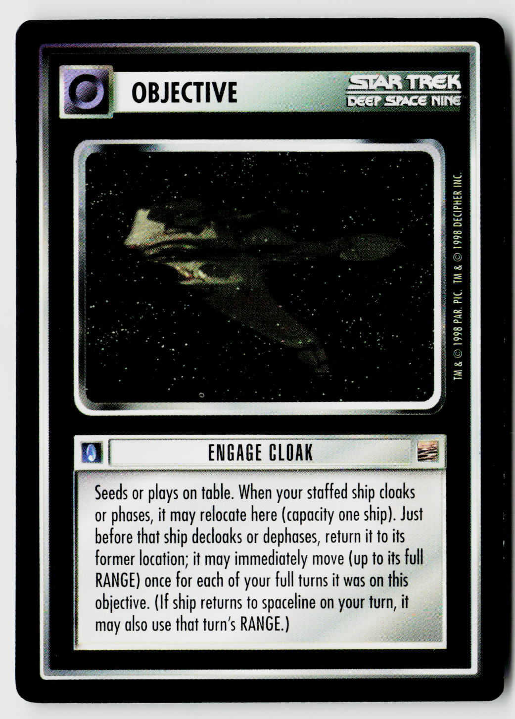 Star Trek The Next Generation CCG | The Dominion | Engage Cloak | Uncommon