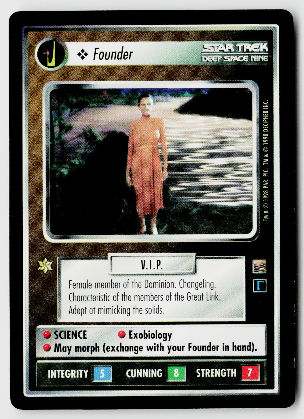 Star Trek The Next Generation CCG | The Dominion | Founder | Uncommon